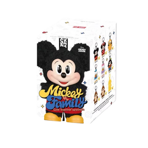 Pop Mart Disney Mickey Family Together Series Plush Keychain Single Blind Box