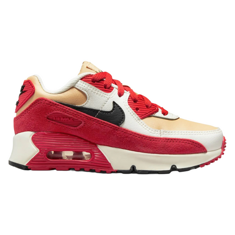 Nike Air Max 90 Leather Sesame Red Clay (PS)