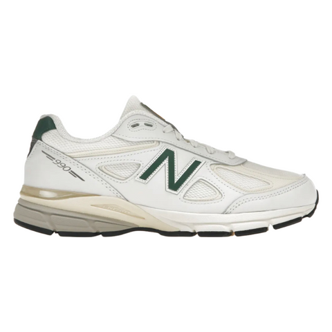 New Balance 990v4 MiUSA White Green