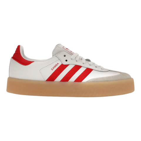 adidas Sambae White Better Scarlet Gum (Women's)