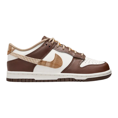 Nike Dunk Low Plaid Brown (GS)