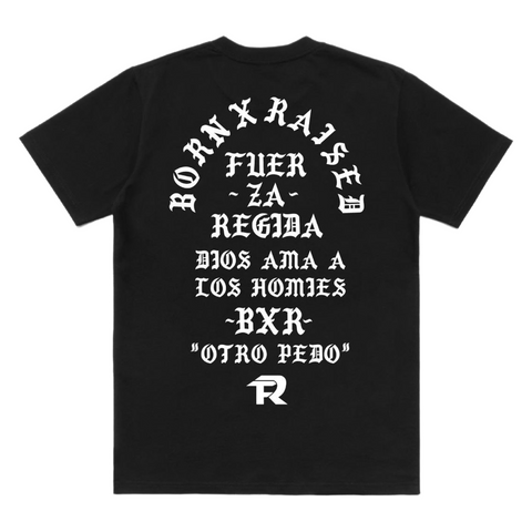 Born X Raised + Fuerza Regida Memorial Tee