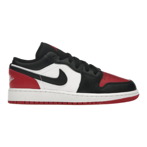 Jordan 1 Low Bred Toe 2.0 (GS)