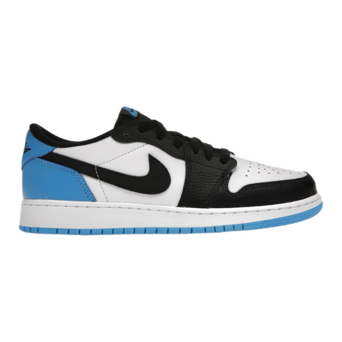 Jordan 1 Retro Low OG Black Dark Powder Blue (GS)