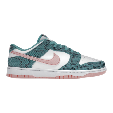 Nike Dunk Low Snakeskin Washed Teal Bleached Coral