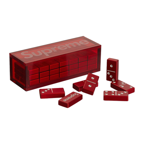 Supreme Aluminum Domino Set Red