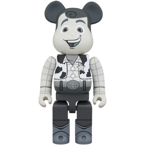 Bearbrick x Disney Woody 1000% B&W Ver.