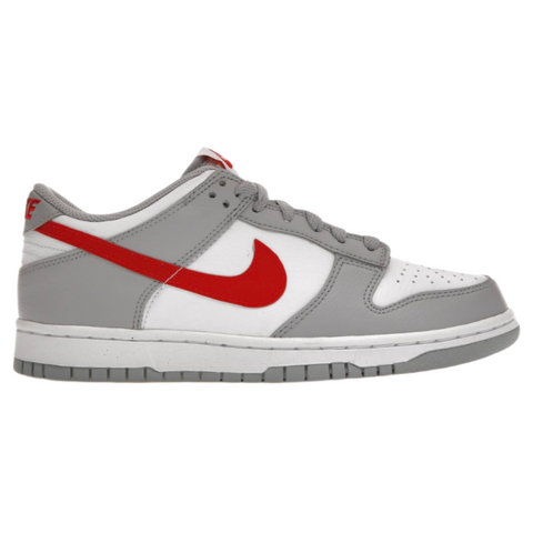 Nike Dunk Low White Wolf Grey University Red (GS)